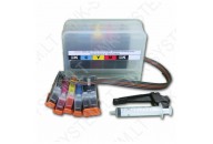 CISS sistema EPSON Expression Premium  XP-600 (balta, skaidri)